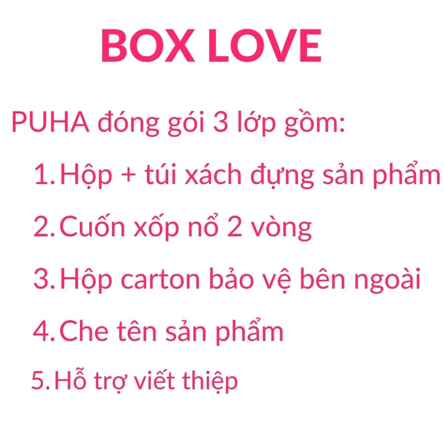 Mô tả Quà tặng 8/3 có túi chườm bụng kinh nóng lạnh đa năng chăm sóc bạn gái Puha 1000ml - 8