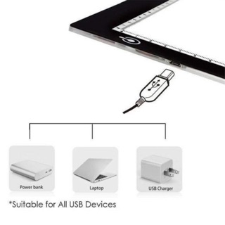 Bảng sáng / Bảng hắt sáng chỉnh được độ sáng để vẽ, đi nét size a4, a5
