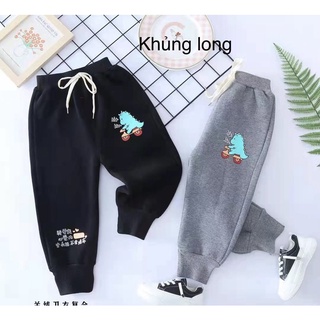 Quần nỉ lót lông bé trai, quần dài nỉ bé trai, quần dài nỉ cạp chun bé trai, quần dài bé trai