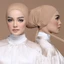 Khăn Trùm Đầu Hồi Giáo Bằng Cotton Mềm Co Giãn Có Dây Rút Điều Chỉnh Được 16 Màu Wj644