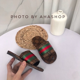 Sz21 -32 Dép lê quai ngang phối viền xanh đỏ cho bé trai K097