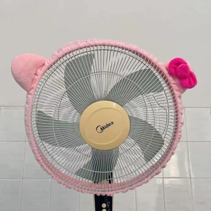 Vỏ Bọc Quạt Điện Chống Bụi bẩn Hình Hello kitty Dễ Thương👍phổ quát