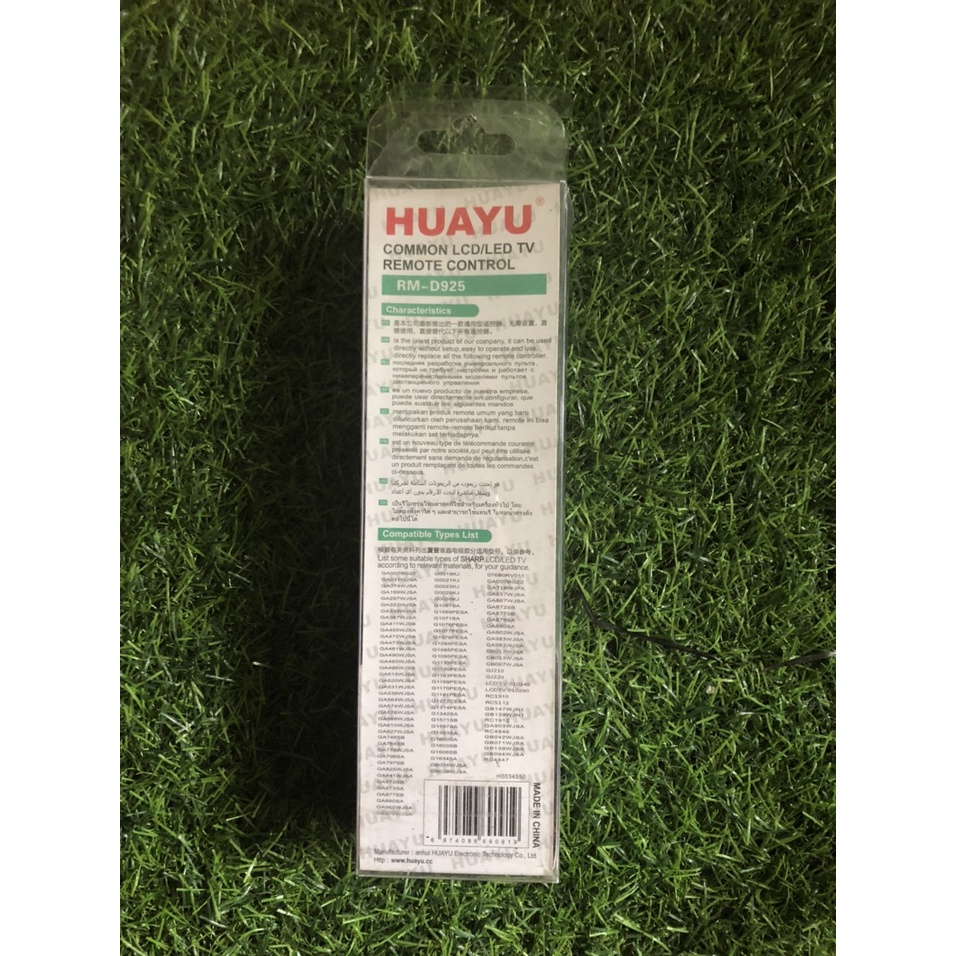 Điều khiển tivi Sharp LCD đa năng RM-D925 dùng được cho tất cả các mã tivi LCD của Sharp dòng không có mạng internet