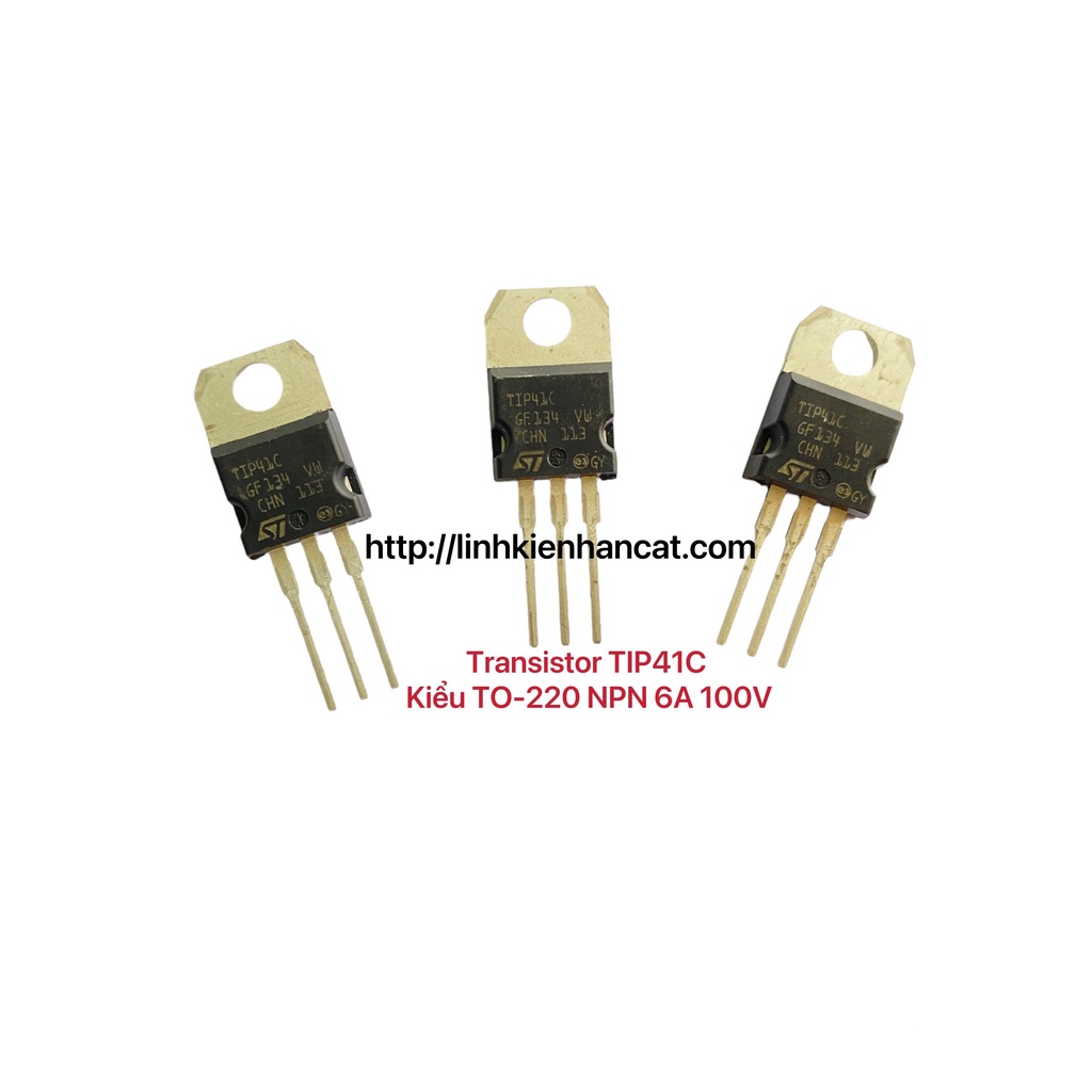 TIP41C STMicroelectronics - Transistor: NPN | Bipolare; 100V; 6A; 65W; TO220AB; TIP41C-ST | Transfer Multisort Elektronik Italia - Foto 8