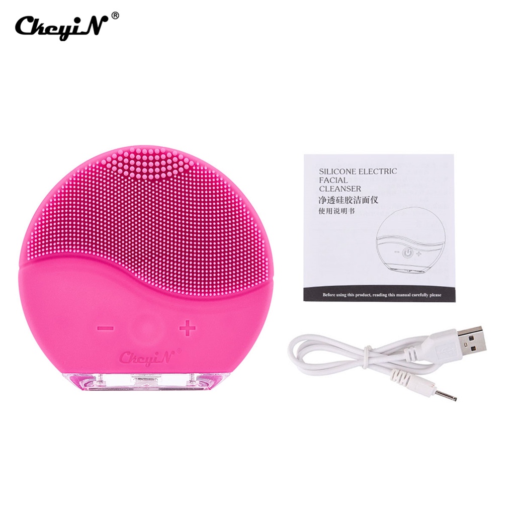 Mô tả CkeyiN Máy rửa mặt sóng âm làm sạch sâu chống nước cho mọi loại da MR208M - 4