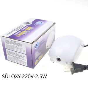 MÁY SỦI OXY DB-9001 siêu mạnh,êm và không gây nóng (220V-2.5W) tặng kèm 1 cục sủi+1m dây