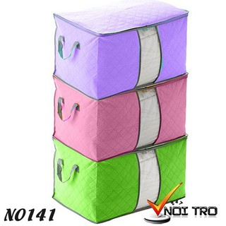 Hộp Vải Đựng Quần Áo- TÚI ĐỰNG QUẦN ÁO CHĂN MÀN CÓ KÍNH TIỆN DỤNG KHI KIỂM TRA GG545333