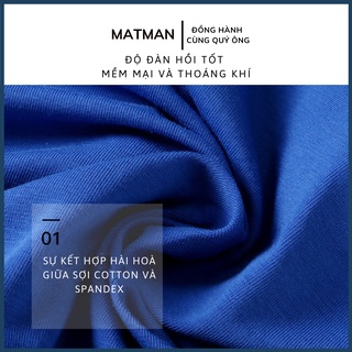 Quần lót nam boxer quần boxer cotton thoáng khí quần lót đùi nam co giãn mềm mại