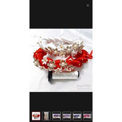mấn đội đầu cô dâu MT183