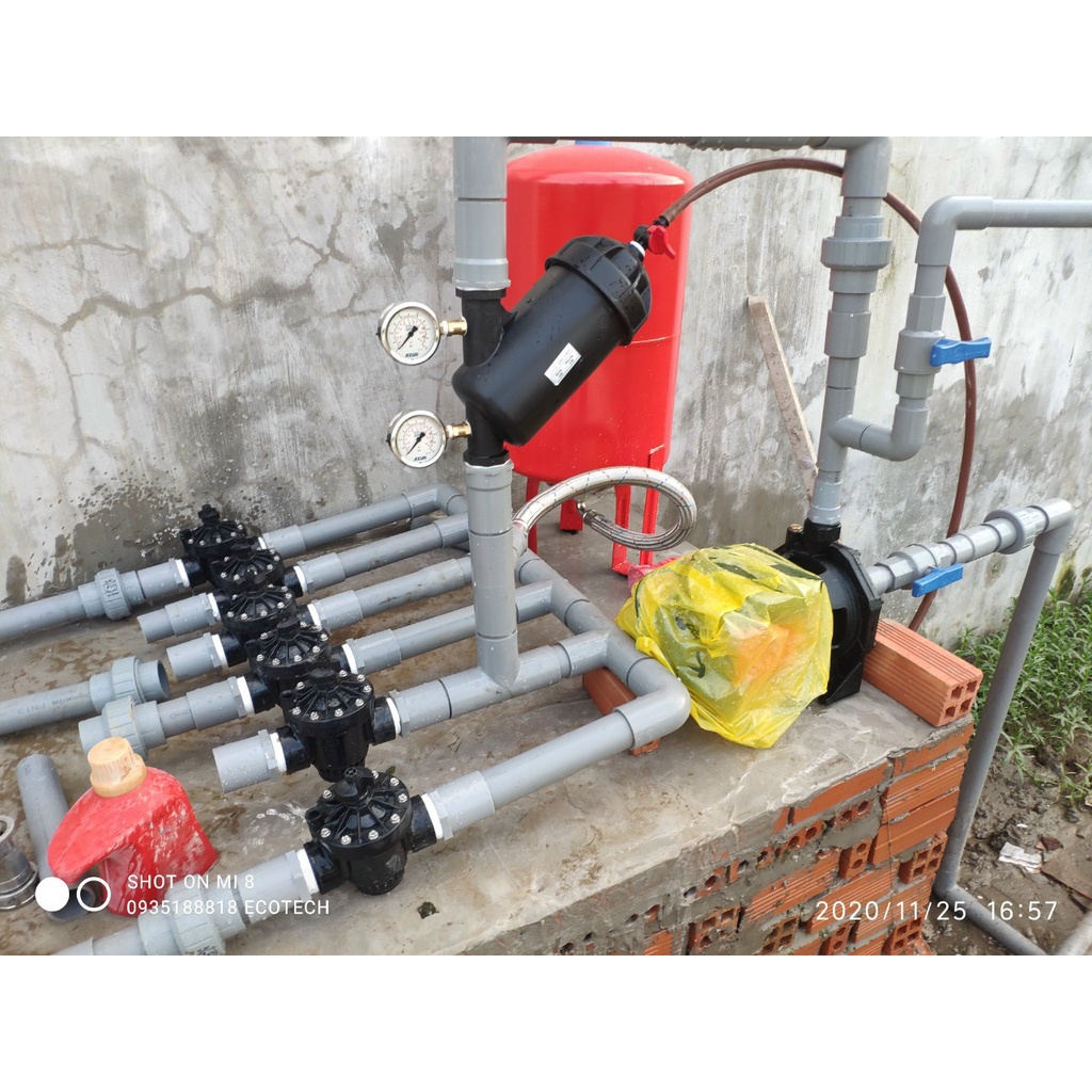 Lọc đĩa- Lọc rác Y60 Bầu Nhỏ Phi 60-18m3/h- Hệ thống tưới nhỏ giọt, phun mưa