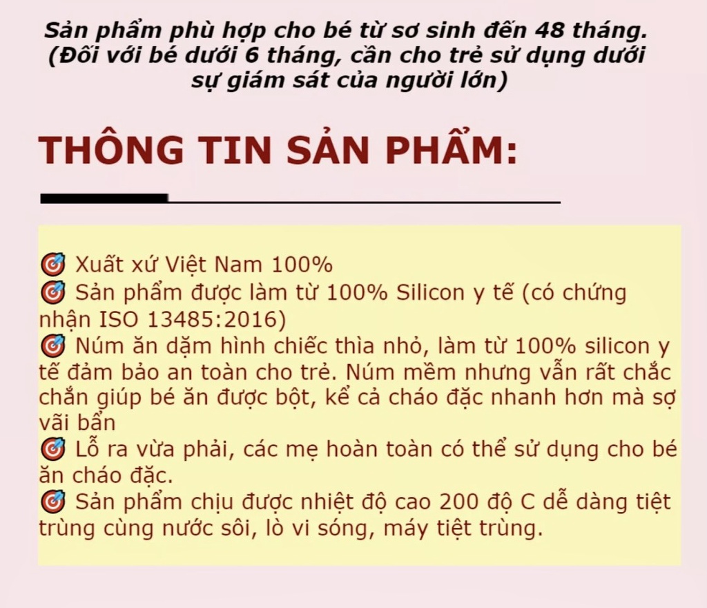 Mô tả Núm Ăn Dặm BEBU dành cho Bình BEBU cổ rộng - 3