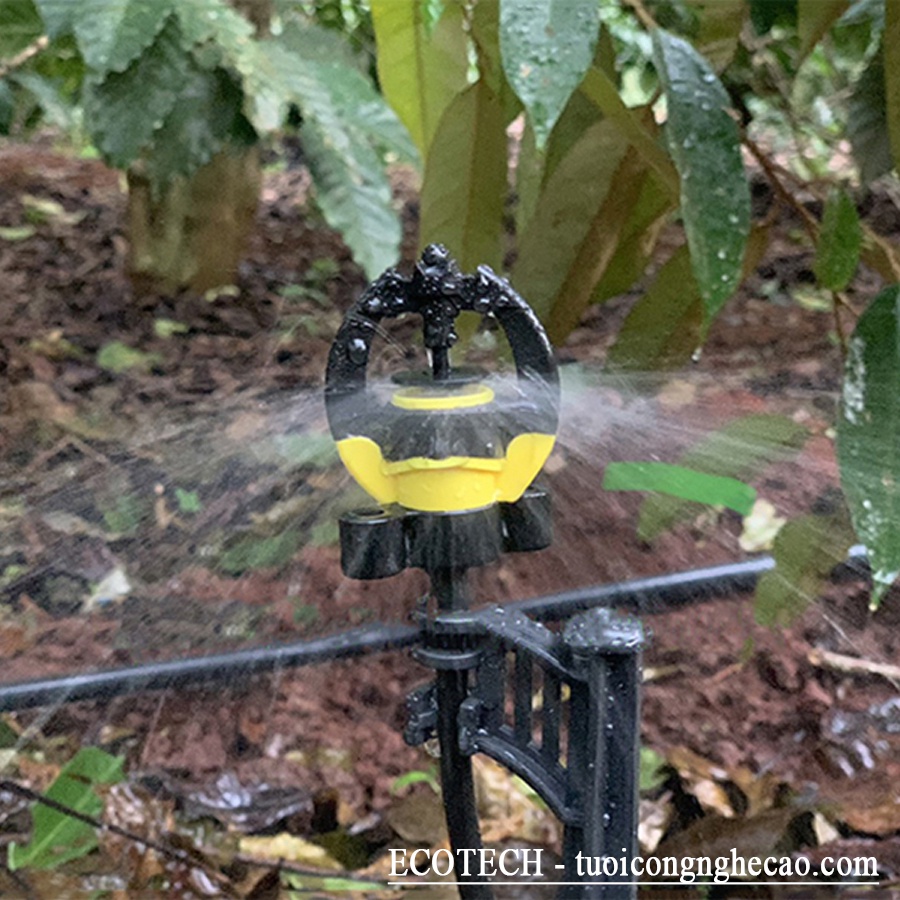 [Bịch 50 cái] Béc tưới phun mưa SD 9000 bù áp - tưới phun mưa 360 độ, béc tưới gốc, tưới cây lâu năm