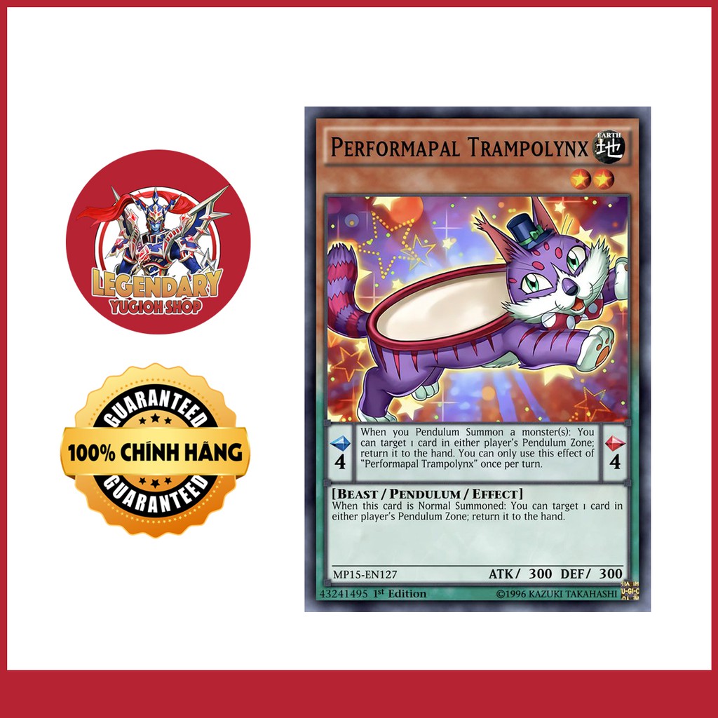 Yu-Gi-Oh! Performapal Trampolynx Rare Card – Pendulum Monster – The New Challengers Unlimited Edition – NECH-EN002 - View #5