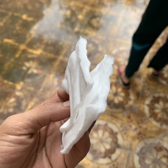 [GIÁ SỈ] Bông Gòn 500g Ép Miếng Cắt Sẵn 7x7 cm
