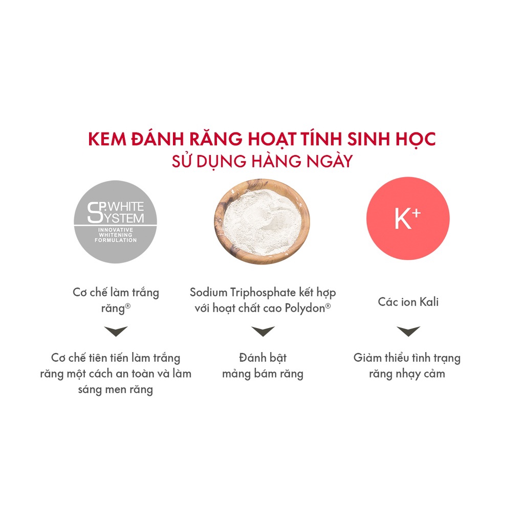 Mô tả Kem Đánh Răng SPLAT White Plus Professional series Giúp Trắng Sáng, Loại Bỏ Vết Ố Vàng Hiệu Quả Dung Tích 20ml - 2