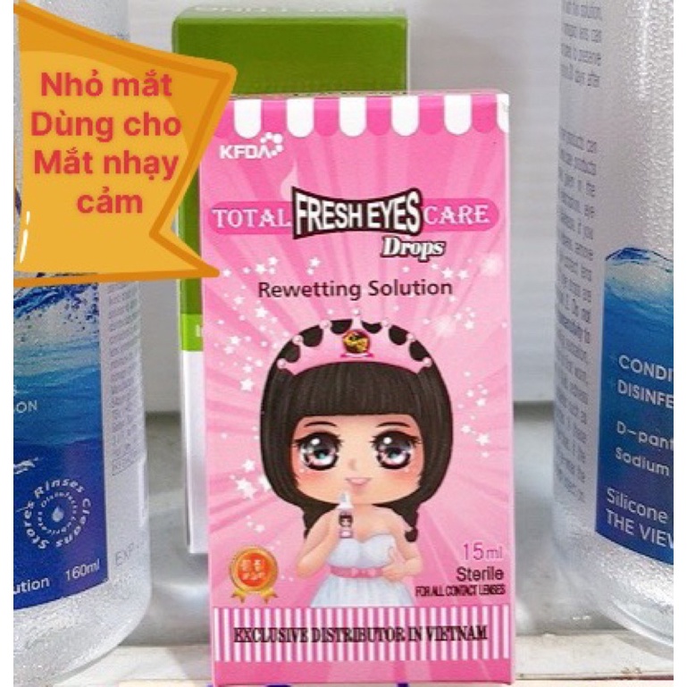 Nước nhỏ mắt Fresh eye Xanh 15ml Muneyes