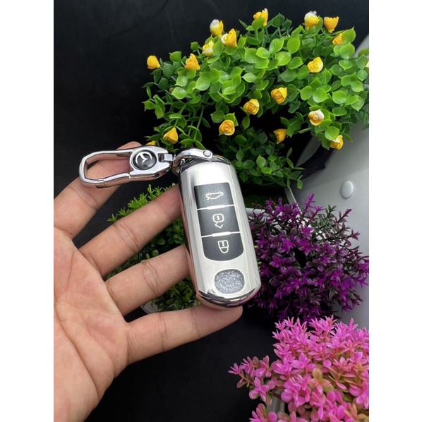 Bọc chìa khoá silicon xe mazda 3 nút