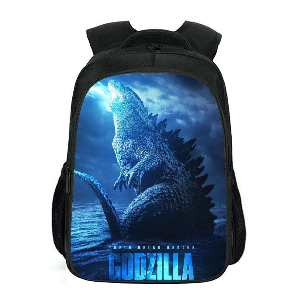 Balo đi học hình Godzilla: Vua của các quái vật có khóa kéo sức chứa lớn chống thấm nước