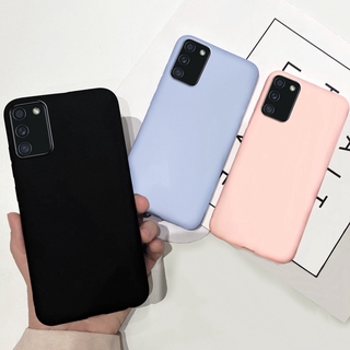Ốp Lưng Màu Trơn Dễ Thương Đơn Giản Cho Samsung Galaxy A02S Sm-A025F / Ds Sm-A025G / Ds A025 A 02s