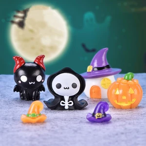 Đồ trang trí đèn lồng bí ngô dễ thương Phong cảnh thu nhỏ Micro Ghost Ma cà rồng cây cảnh trang trí cảnh quan