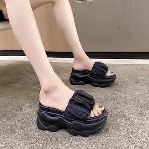 Dép xuồng quai bèo đế cao