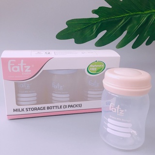 Bộ 3 Bình Trữ Sữa Mẹ FATZBABY 150ml FB0120N