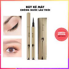 ⭐ MẪU MỚI ⭐ SỈ 10 Bút kẻ mắt LA-MEI-LA VỎ VÀNG dạng lỏng chống nước lâu trôi lên đến 24 giờ