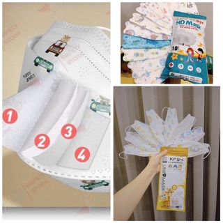 combo sét  20 Khẩu Trang Trẻ Em 4D KF94 Hoạ Tiết Cho Bé Từ 2-10 tuổi túi 1 cái