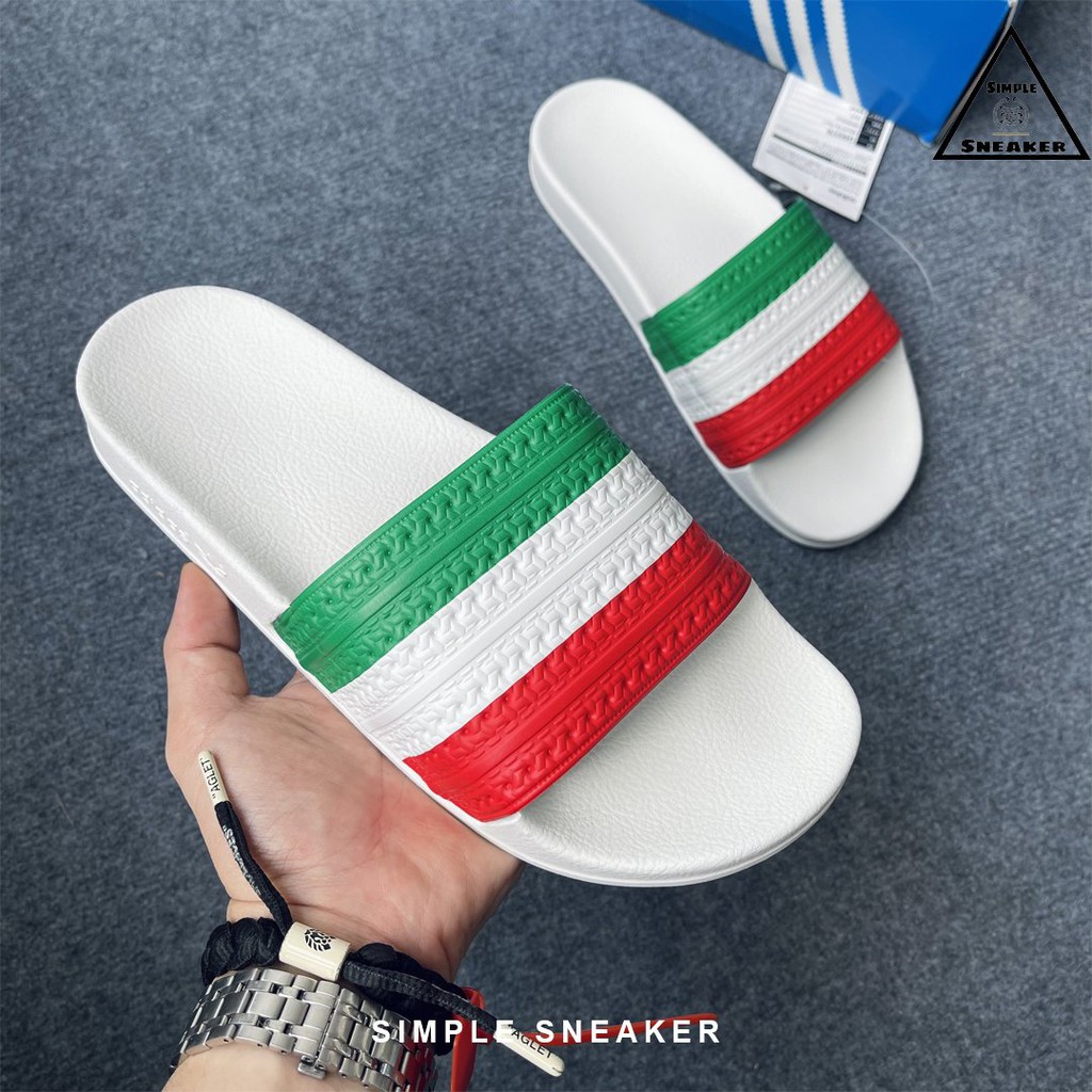Dep Adidas Adilette Italy Ch ng N c Chinh Hang SIMPLE SNEAKER Adidas Dep La C Qu c K Cac N c G55379 G55377 G55380