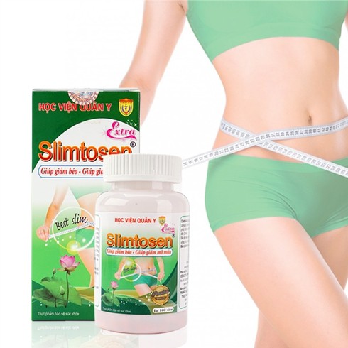 Ảnh Viên Uống Giảm Cân Slimtosen Extra Học Viện Quân Y Việt Nam (100 viên/hộp) 4