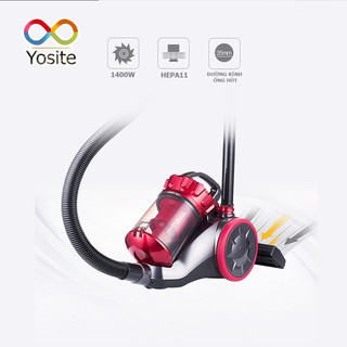 Máy hút bụi Yangzi XC87 công suất 1400W lực hút 17kPa hút sạch bụi bẩn trên mọi địa hình tặng 9 đầu hút