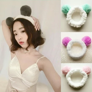 Băng Đô Tai Gấu Vải Nhung Mềm Mượt