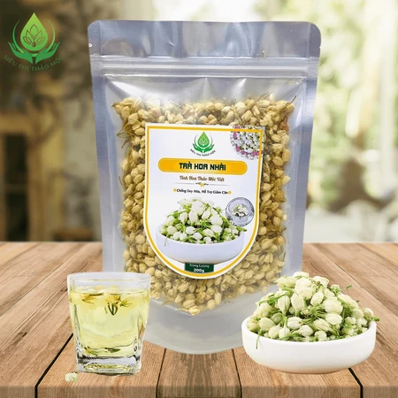 Trà Hoa Nhài (Hoa Lài) Sấy Khô Nguyên Bông Trắng Đẹp Thượng Hạng