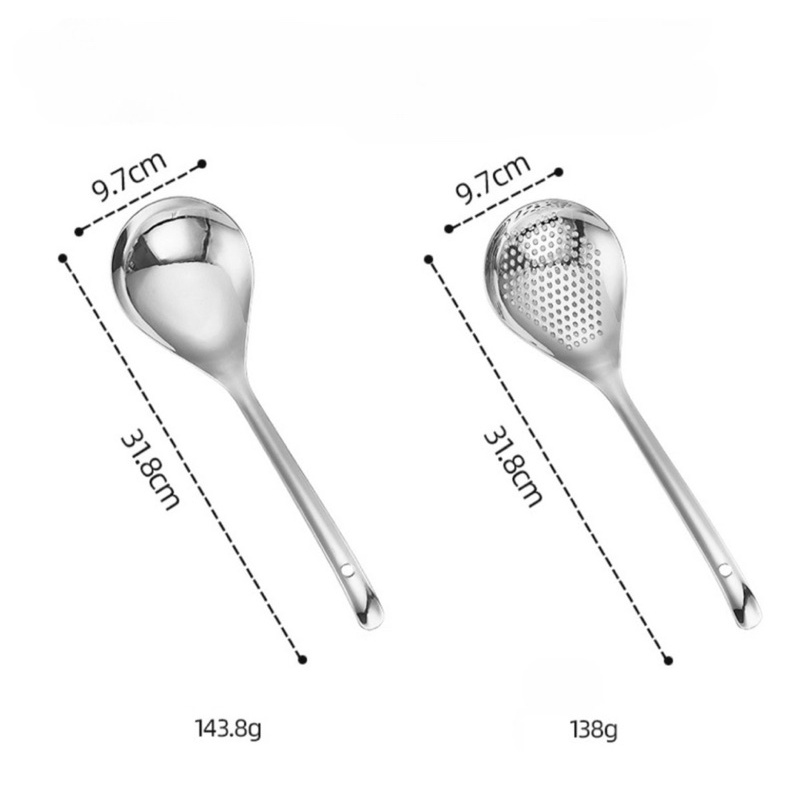 Muôi múc canh inox 304 loại lớn dành cho đám tiệc 31.8cm x 9.7cm