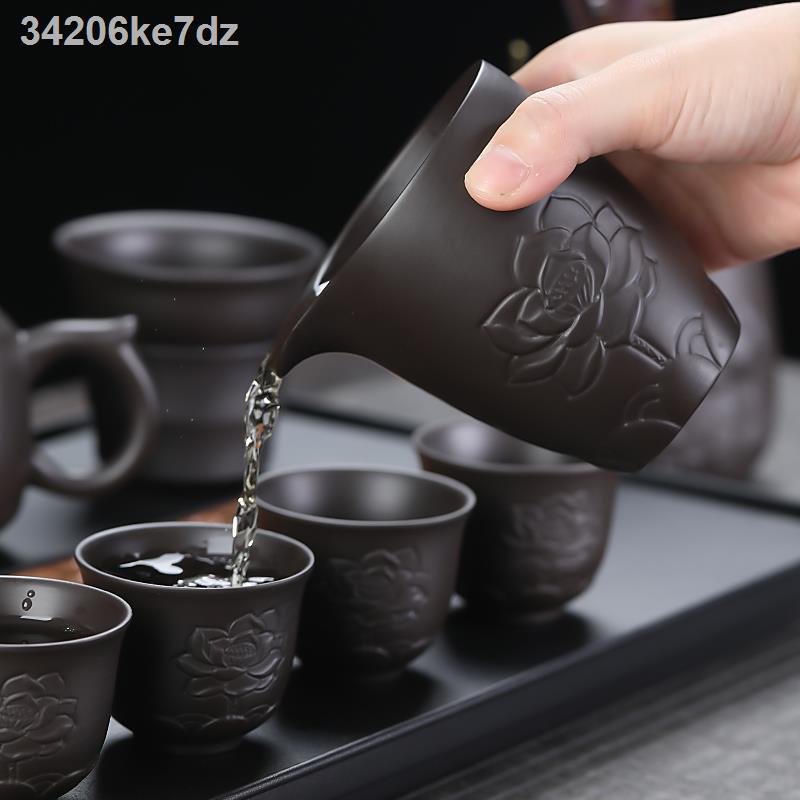 ☃Zisha Kungfu Tea Set Set Home Tea Set Nguồn cung cấp Nguyên Ore Trà ...