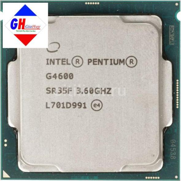 CPU Intel G4600 2 nhân 4 luồng 3.6Ghz Socket 1151 tặng keo tản nhiệt ...