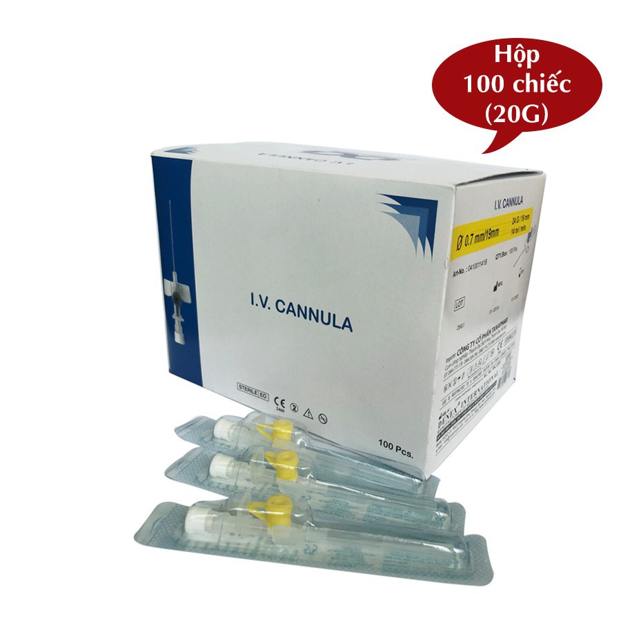 Hộp 100 Kim luồn tĩnh mạch DENEX (20G) | Shopee Việt Nam