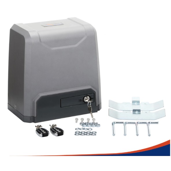 Mô tơ cổng trượt, cổng lùa tự động sliding gate motor SL800AC+ 4 mét ray thép