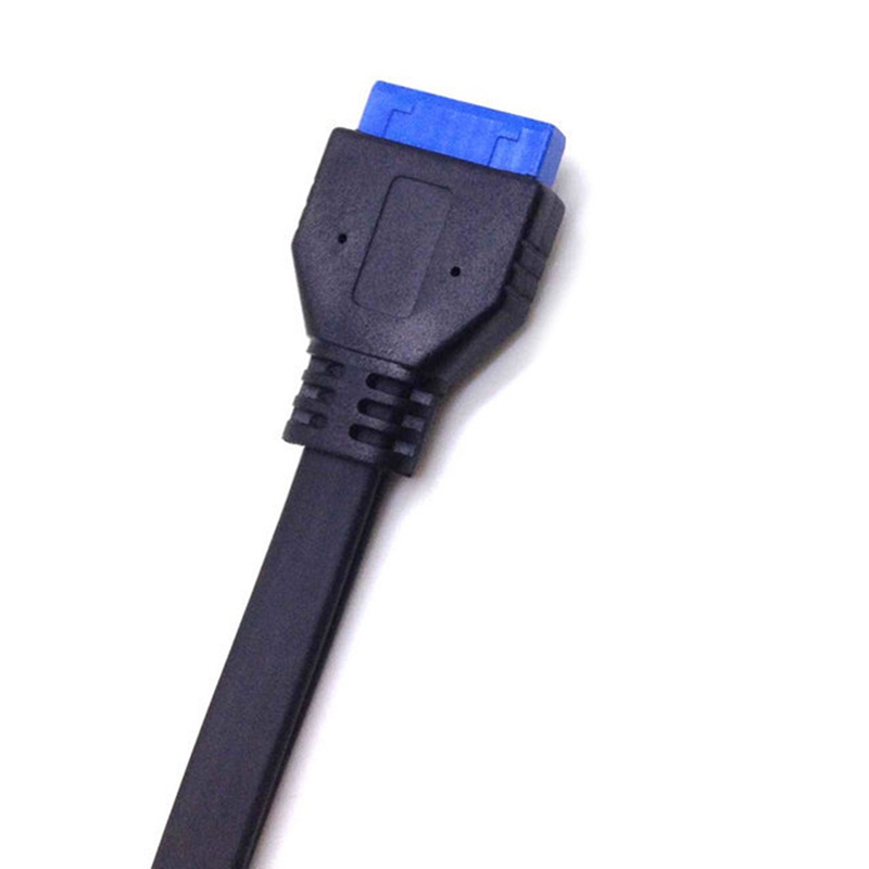 Cáp nối dài bảng điều khiển phía trước 2 cổng USB 3.0 một loại Nữ đến 20 Pin Hộp Header Nữ Khe cắm Adapter Cáp