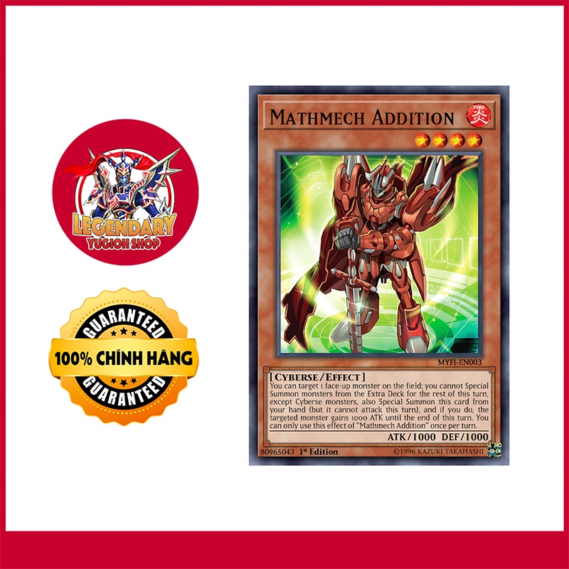 [Thẻ Bài Yugioh Chính Hãng] Mathmech Addition | Shopee Việt Nam