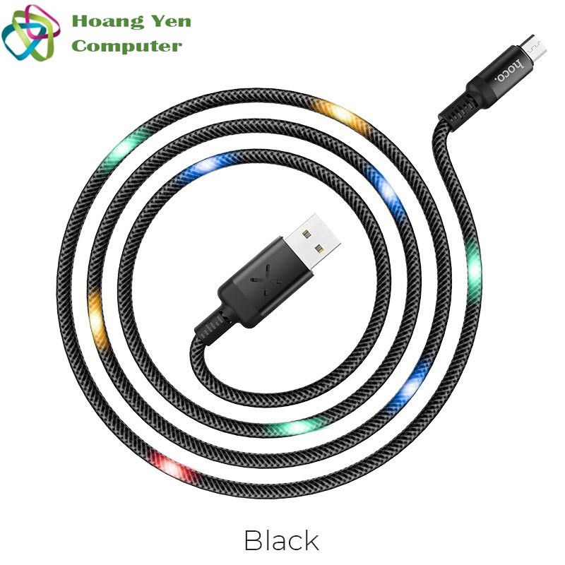 Cáp Sạc Nhanh MICRO USB Hoco U63 Cho Android Có Cảm Led Cảm Biến Âm Thanh - BH 6 Tháng - Hoàng Yến Computer