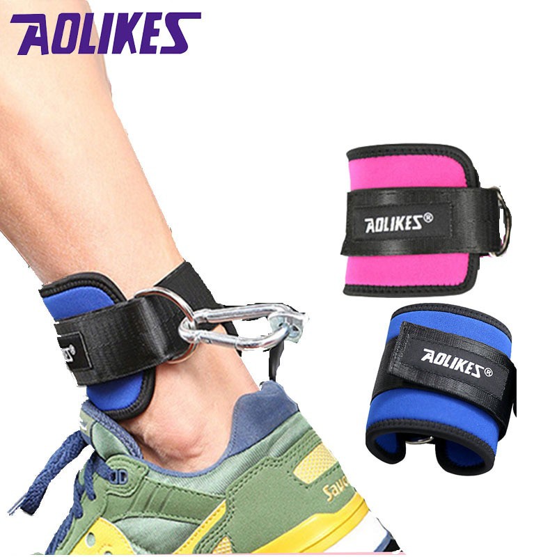 Đai quấn cổ chân đa năng tập gym AOLIKES A-7129 hỗ trợ tập cơ mông, đùi, chân leg wight training foot ring
