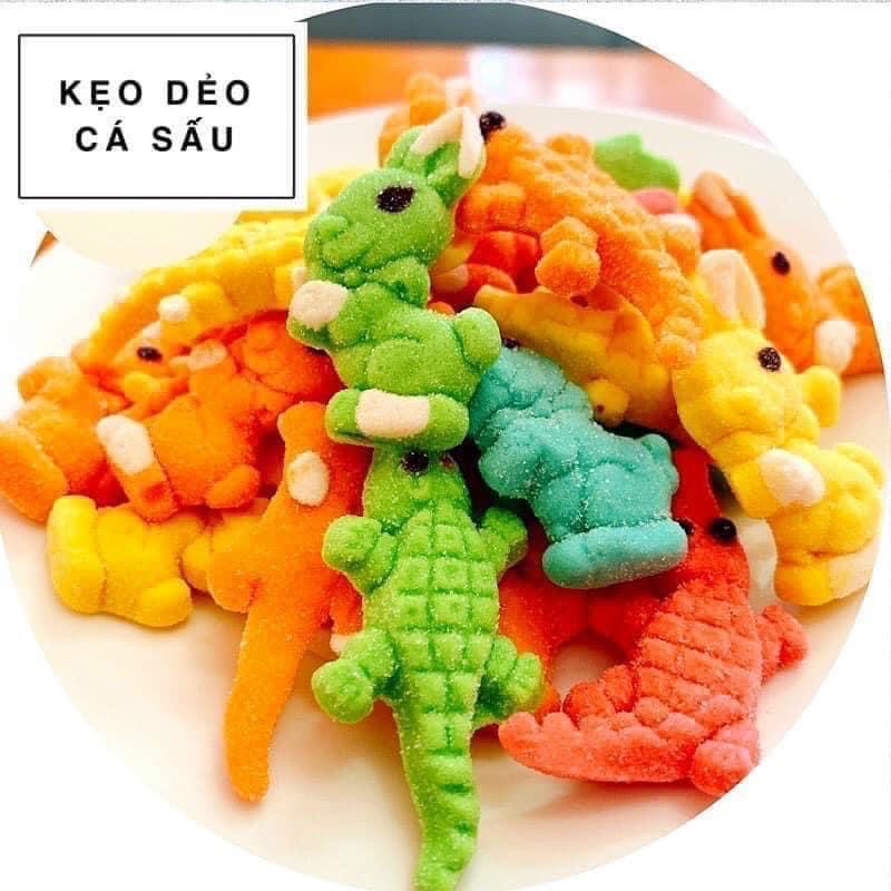 Kẹo Dẽo Cá Sấu Vị Trái Cây - 1hộp 300gr
