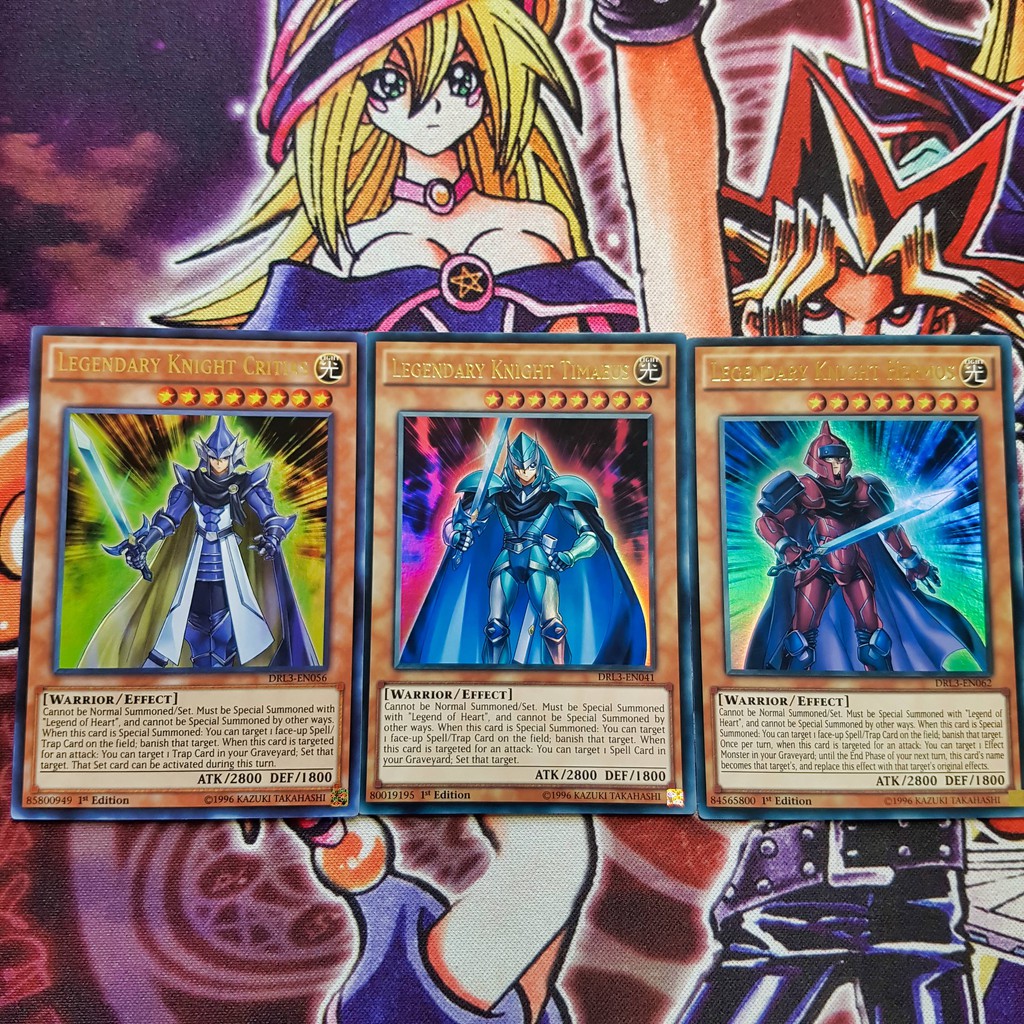 Legendary 5ds Decks Yu-Gi-Oh! Legendary Dragons Card Set - Includes  Timaeus, Critias, Hermos & Knights YuGiOh Card Set
