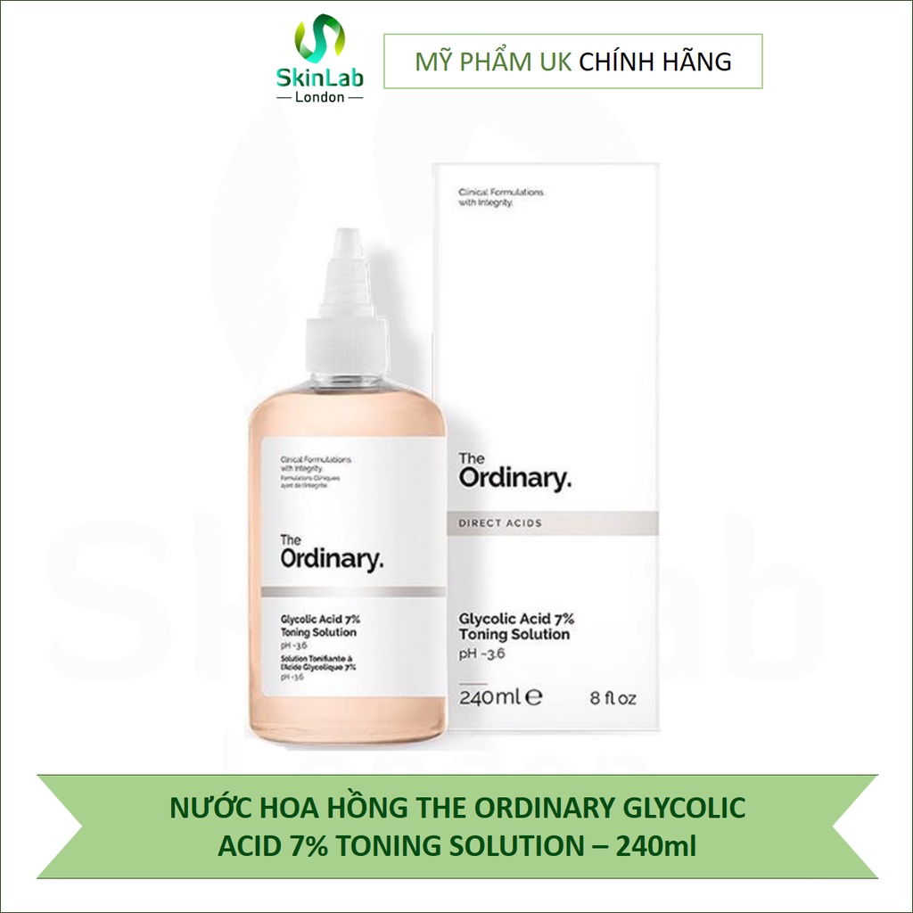 NƯỚc Hoa HỒng The Ordinary Glycolic Acid 7 Toning Solution – 240ml