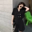 SET BỘ ÁO VEST ĐÍNH NÚT THỜI TRANG PHONG CÁCH QUÝ CÔ SÀNH ĐIỆU ( CÓ SIZE XXL) HIYU STORE