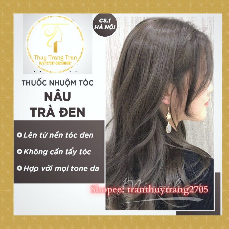 Nhuộm tóc nâu trà đen mang đến vẻ đẹp tinh tế và quý phái cho phái nữ. Kiểu tóc này giúp tăng thêm sự tự tin và thu hút mọi ánh nhìn. Hãy xem qua hình ảnh để tìm hiểu thêm về kiểu tóc này nhé!