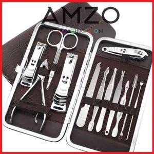 AMZO_BỘ DỤNG CỤ BẤM MÓNG TAY 12 MÓN - BỘ CẮT, BẤM DŨA MÓNG TAY - SÉT DỤNG CỤ LÀM MÓNG CAO CẤP.