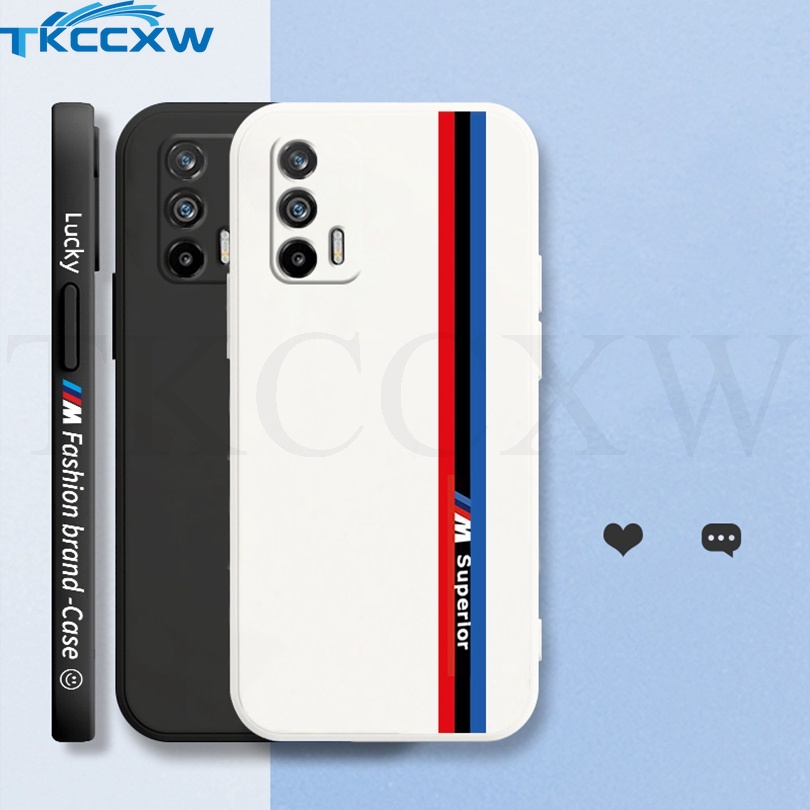 【Hàng Có Sẵn】Ốp Điện Thoại Silicon Mềm Hình Vuông In Thương Hiệu Tid Runway Bảo Vệ Máy Ảnh Cho Realme Q3s Q3t Q3s Q3i Q3 Pro Carnival GT Neo 2T Master