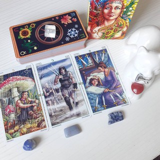 Bộ Bài Wheel of the Year Tarot (Mystic House Tarot Shop) - Bài Gốc Authentic Chính Hãng 100%